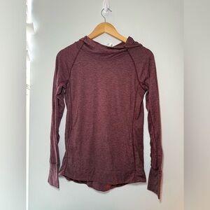 Women's Maroon Hoodie Sweatshirt